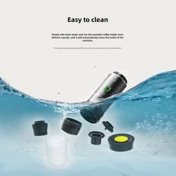MakkelijkMooi Draagbare Koffiemachine 2-in-1 Serie - Koffiezetapparaat - Koffiecups - Espressomachine - Compact Design - Voor Thuis & Outdoor - Eenvoudig Schoonmaken — thumbnail 2