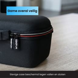 2BEFUN Case geschikt voor Nintendo Switch 2 - Incl. Screenprotector - Hoes - Beschermhoes - Opbergtas - Accessoires - Zwart — thumbnail 3