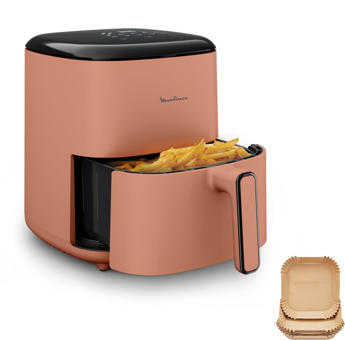Moulinex Easy Fry POP EZ245TF0 – Airfryer 5L – Voor 6 personen – 10 automatische programma’s – Energiezuinig – Hetelucht friteuse — afbeelding 1