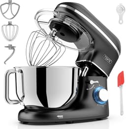 Fentic Keukenmachine – 2000W – Keukenrobot - Foodprocessor - 6,2L Mengkom – Incl. extra Accessoires – Zwart — thumbnail 1