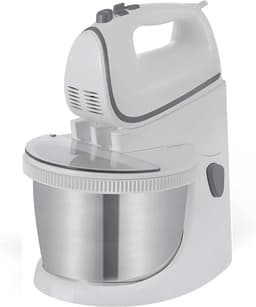 Florixa® Mixer met Mengkom - Keukenmachine - Keukenrobot - Inclusief Accessoires - Antraciet - Zilver - 25cm x 32cm x 25cm — thumbnail 1