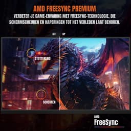 REN® Gaming Monitor 240hz - Gaming Monitor - Zwart - ‎‎16 x 56 x 41 cm; 3.95 kg — thumbnail 3
