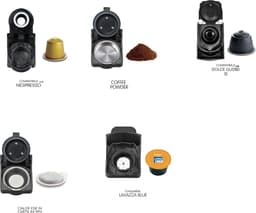 Tornado TCM7042-GS - Koffiezetapparaat - Pads, Cups & Gemalen Koffie - 1.5L - 1350W - Zwart — thumbnail 4