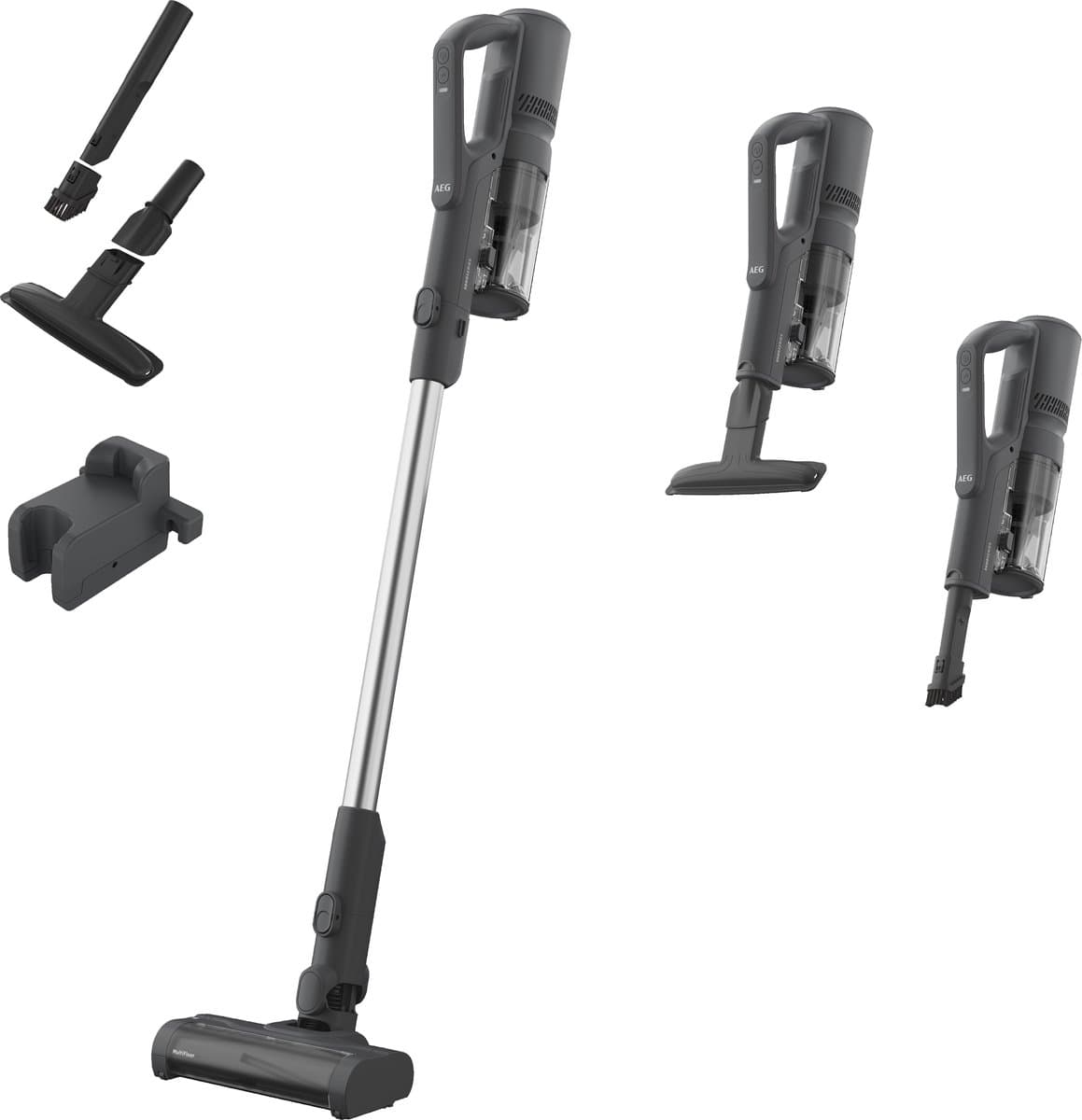 AEG AP51UH18DG Clean 5000- Steelstofzuiger draadloos - Sterke zuigkracht - Krachtige motor - Lichtgewicht snoerloze stofzuiger - MultiFloor zuigmond - Stofzuiger met accu - Draadloze steelstofzuiger - — afbeelding 1