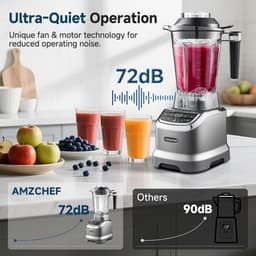 Krachtige 2-in-1 Blender met Twee Mixcontainers - 1800W Keukenmachine — thumbnail 3