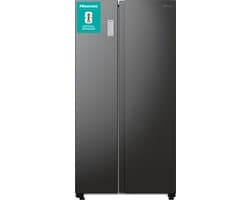 Hisense RS711N4AFE - Amerikaanse koelkast - Energielabel E - 550L - No-Frost - Freezer Convert - Fast Freeze - Zwart - 38dB - LED-display