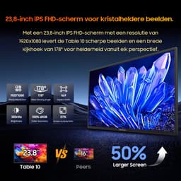 Blackview Table 10 Portable Monitor + Toetsenbord - 23,8 Inch Full HD Draagbare Monitor - Draagbaar Scherm met USB-C & HDMI - Plug & Play — thumbnail 5