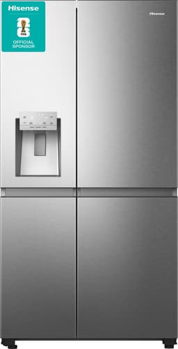 Hisense RS818N4IID Amerikaanse koelkast – 632L – RVS – Water- en ijsdispenser – No Frost – Stil (35dB) – Inverter compressor – Energielabel D – Vaste wateraansluiting — thumbnail 1