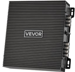 VEVOR 2-Kanaals Auto-Versterker, Klasse Ab Brugversterker, Max. 2 X 300 W Bij 4 Ohm / 2 X 600 W Bij 2 Ohm, Krachtige Versterker voor Suv's, Pick-Ups en Terreinwagens, Meerkanaals Audioversterker — thumbnail 2