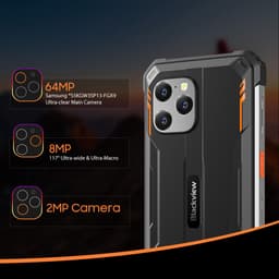 Blackview BV8900 Pro - Robuuste Smartphone - Met UWB Tag - 16GB RAM - 256GB - 10000mAh - Octa Core - 6,5 inch FHD+ 2.4K - 4G Dual SIM - IP68 Waterdicht - Outdoor Mobiele Telefoon - NFC GPS - Zwart — thumbnail 4