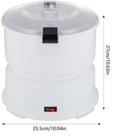 Flolife - Elektrische snelle aardappelschiller - Capaciteit 85 W 1,76 lbs - Schilmachine - Roestvrijstalen messen - Keuken en restaurant — thumbnail 1