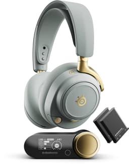 Steelseries Arctis Nova Elite - Hi-Res Wireless Certified Gaming Headset - Sage & Gold — thumbnail 1