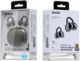 OWS Premium Sport Oordopjes – Deep Bass & Hi-Fi Stereo – Luxe Metalen Case – Bluetooth 5.3 – Open-Ear – 30u Batterij – Zwart — thumbnail 3