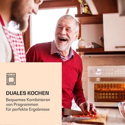 Heteluchtfriteuse XXL - Airfryer Oven - Grote Maaltijden Bereiden - 18 Programma's Dubbel Koken - 30 Liter Capaciteit - Wit — thumbnail 4