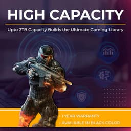 Externe Harde Schijf - Draagbare Opslag - Game Uitbreiding - Snelle USB 3.0 - 2.5 inch - Zwart — thumbnail 4