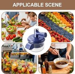 Automatische Schilmachine - Groente Fruit Peller - Keuken Huishouden - Draadloos Draagbaar Ontwerp - 19.5 x 24 cm — thumbnail 5