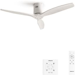 CREATE - Stille 40W plafondventilator met technische ABS bladen in verschillende maten - S - Geen licht - Controller voor wandmontage - WIND CALM — thumbnail 1
