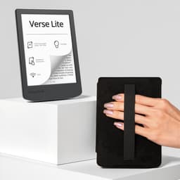 PocketBook Verse Lite + Zwart met elastiek PocketBook hoesje — thumbnail 1