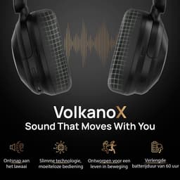 VolkanoX Halo - Bluetooth Koptelefoon - Hoofdtelefoon - Over Ear Koptelefoon - Active Noise Cancelling - Oplaadbaar - Bluetooth — thumbnail 3