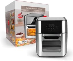 Nexvo® Heteluchtoven - Oven - Airfryer Oven- Zilver - 38cm x 33cm x 37cm — thumbnail 4