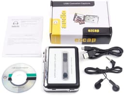 Cassettespeler - walkman - Cassettespeler - Zilverkleurige draagbare cassettespeler - 8*3*11,3 cm — thumbnail 3