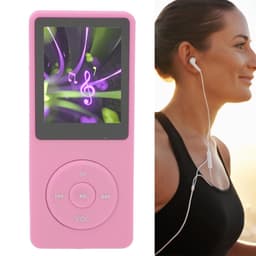 carmdering - MP3 Speler/MP4 - 16GB Geheugen- Ondersteuning tot 128 GB – Ingebouwde Luidspreker, en E-Book Functie- roze — thumbnail 2
