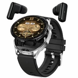 Hibousee Smartwatch voor Dames en Heren (2-in-1) – Bluetooth Bellen, AMOLED scherm, Fitness- en Gezondheidstracker – iOS & Android — thumbnail 1
