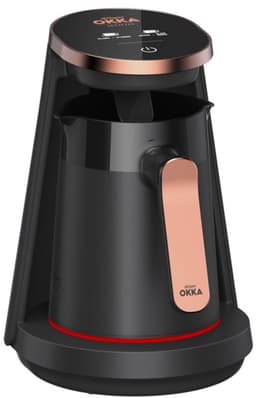 Arzum OKKA New Minio Jet 2 - Turks Koffiezetapparaat - Zwart/Koper - Dubbelzijdige Koffiepot - 1-4 kopjes - 400W — thumbnail 1