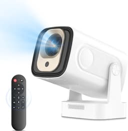 XGODY Gimbal 5 Pro Mini Beamer 2025 Editie - Smart Projector met 4K ondersteuning - Geschikt voor IOS en Android - WiFi 6 & Bluetooth 5.4 - Android 11.0 - Draagbaar - Thuisbioscoop - Wit — thumbnail 1