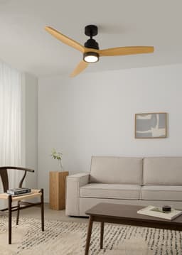 CREATE - Stille plafondventilator met technische ABS bladen 40W (Ø132cm) - Met licht LED - Afstandsbediening - 6 snelheden - Programmeerbaar - WIND STYLANCE — thumbnail 4