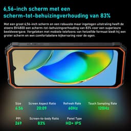 Blackview BV4800 - Robuuste Smartphone - 64GB - 6,56 inch - Dual 4G LTE - Android 13 - IP68 Waterdicht - NFC - GPS - Zwart — thumbnail 4