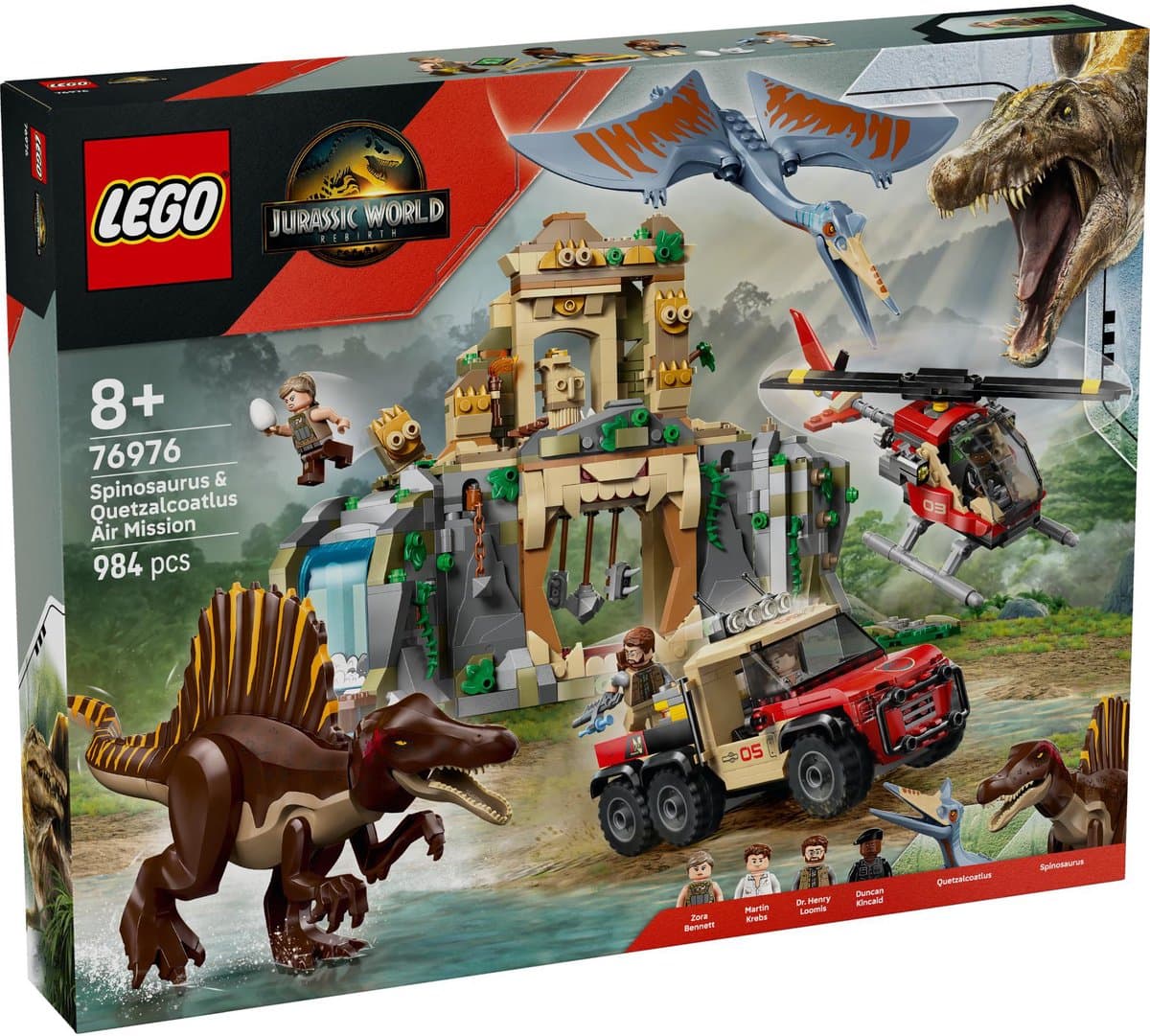 Lego Jurassic World 76976 Spinosaurus Luchtmissie Bouwstenen — afbeelding 1