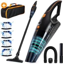 Innovixpro® Kruimeldief – Kruimeldief met steel – Nat&Droog – Handstofzuiger – 17000Pa ! – ExtremeZuigkracht – Kruimeldief snoerloos – Kruimelzuiger – Autostofzuiger – Incl 4 filters – Jouw ultieme schoonmaakpartner – Nat&droog – InclusiefReistas — thumbnail 1
