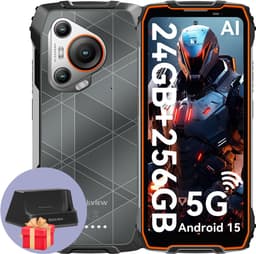 Blackview BL7000 - AI Robuuste Smartphone - 5G - 24GB RAM - 256GB ROM - 6.78 inch 120Hz - Robuuste Telefoon - IP68 Waterdicht - Nachtzicht - Android 15 - NFC - GPS - Oranje — thumbnail 2