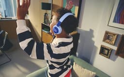 JBL JUNIOR 320 KIDS On-ear Bedrade hoofdtelefoon Blauw — thumbnail 3