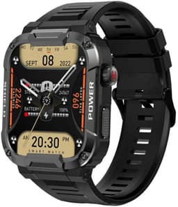 Manike G106 Smartwatch – 1,96 inch AMOLED Display - Hartslag & Bloeddrukmeting - SpO₂ - Slaaptracking - Multisport - IP68 Waterdicht - 7 Dagen Batterij - Android & iOS Compatibel - Meldingen - Stappenteller - Sporthorloge - Activity Tracker — thumbnail 3