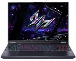 "Acer Predator Helios Neo 16 AI PHN16-73-91NH Intel Core Ultra 9 275HX Laptop 40,6 cm (16"") WQXGA 64 GB DDR5-SDRAM 2 TB SSD NVIDIA GeForce RTX 5070 Ti Wi-Fi 6E (802.11ax) Windows 11 Home Zwart"