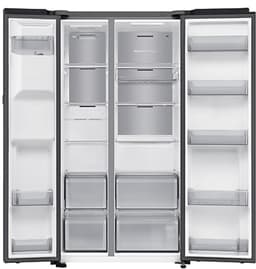Samsung RS90F64EEFEO amerikaanse koelkast - Side-by-Side - met AI Home - wateraansluiting - Zwart — thumbnail 3
