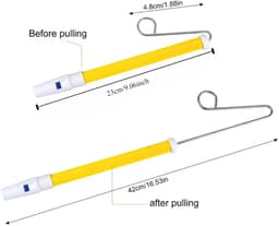 1 stuk Schuif Fluit - Schuivend Fluitje - 26cm - Glijbaanfluit – Muziekinstrument & Fluitje Speelgoed – Blaasinstrument – Grappig Cadeau – Muzikaal - Slide Whistle — thumbnail 2