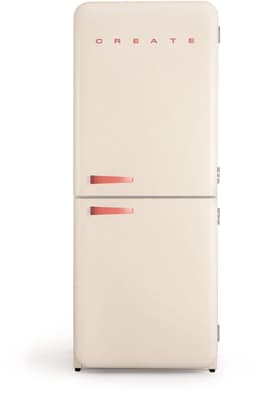 CREATE - Koelkast in retro stijl - FRIDGE RETRO COMBI 401 L — thumbnail 1