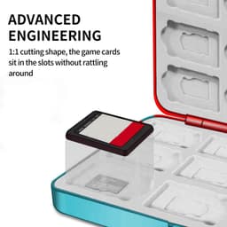 Sounix Game card case Geschikt voor Nintendo Switch 2 - 12 slots - Beschermhoes - micro SD kaart houder - Zwart — thumbnail 2