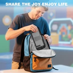 YONO Grip Case geschikt voor Nintendo Switch 2 - Ergonomische Cover met Standaard - Zwart — thumbnail 4