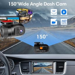 Kogelkop-rijrecorder, geschikt voor de meeste auto's, klein en gemakkelijk te gebruiken，HD Dashcam voor de meeste auto's — thumbnail 2