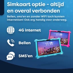 AngelTech Kindertablet XL PRO II - Android 16 - 6+8GB RAM – 128+64GB – Snelle 10 inch Kindertablet – Vanaf 3 Jaar – 100%Kidsproof – Ouderlijk Toezicht - 360° Fidgy Beschermhoes – Roze — thumbnail 5