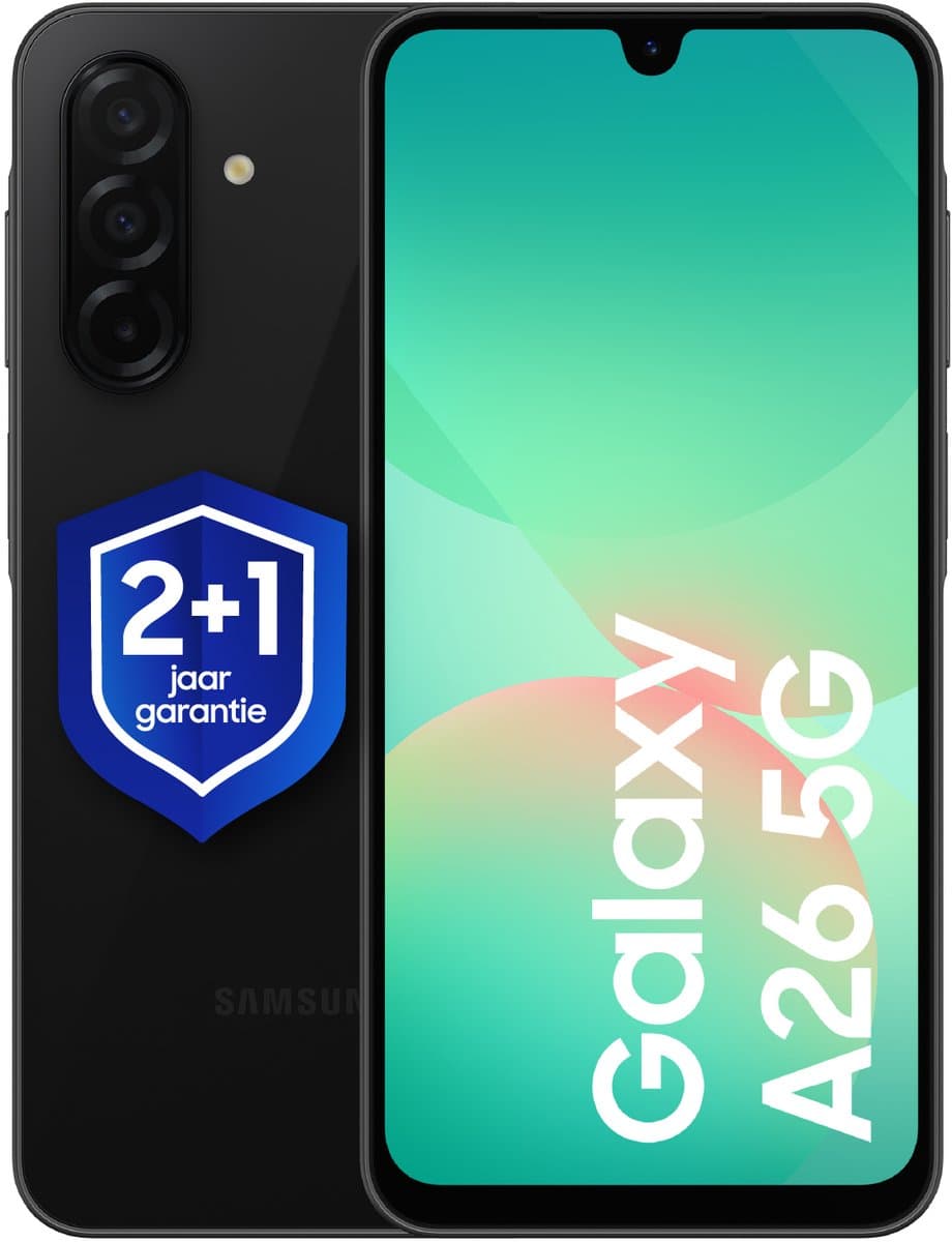 Samsung Galaxy A26 5G - 128GB - Black + 1 jaar extra garantie — afbeelding 1
