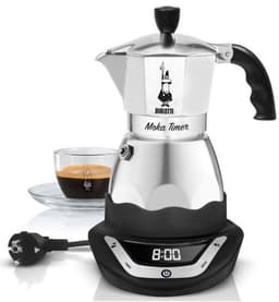 Bialetti Easy Timer Moka espressomaker - Percolator - 6 kops - Elektrisch - Aluminium — thumbnail 1