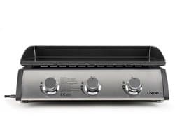 plancha gas 7.5kw geëmailleerde stalen plaat 61x38cm - livoo - doc277