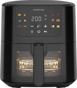 Inventum GF502HLDB Airfryer - 5L - Kijkvenster - 11 programma's - 70-200 °C - Tot 5 personen - Zwart — thumbnail 4