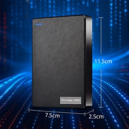 Dutch Wanted Fast Plus - Externe Harde Schijf - Harde Schijf Extern - 1TB (2x500GB) Opslag - Inclusief Type-C adapter - Harde schijf voor telefoon — thumbnail 4