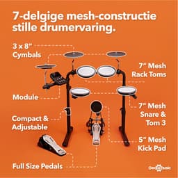 VISIONDRUM+ Elektronisch Drumstel met Kruk en Hoofdtelefoon — thumbnail 3